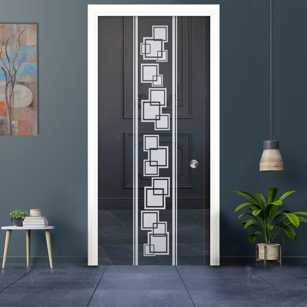 GlassDoor.us Sliding Glass Pocket Door With Installation Hardware Kit